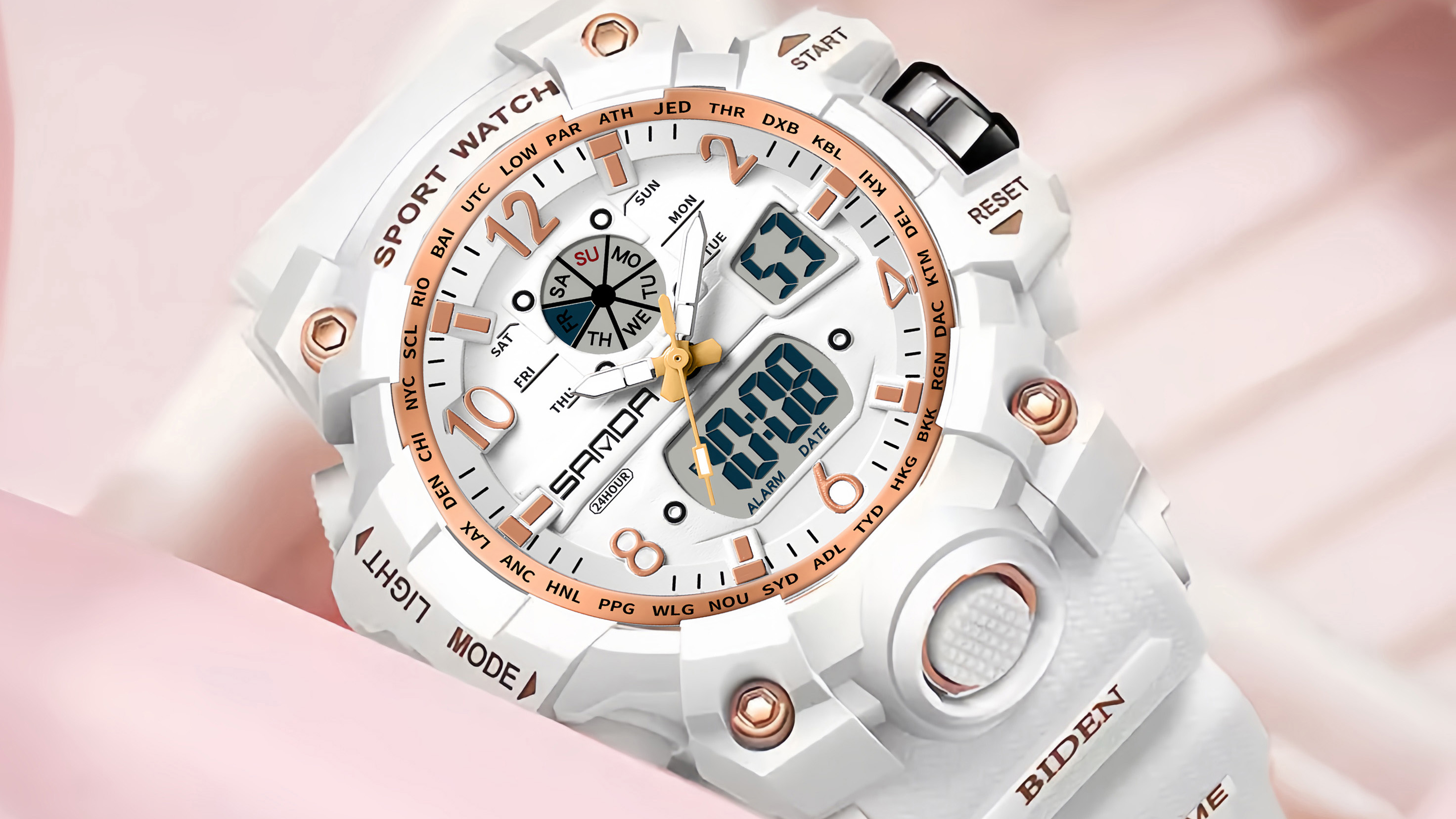 Amazon.com: Gosasa Womens Digital Sports Watch 5ATM Waterproof