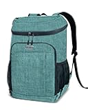Lightweight Insulated Cooler Backpack - 30 Cans, Leak-Proof for Lunch, Picnic, Hiking, Camping Trips