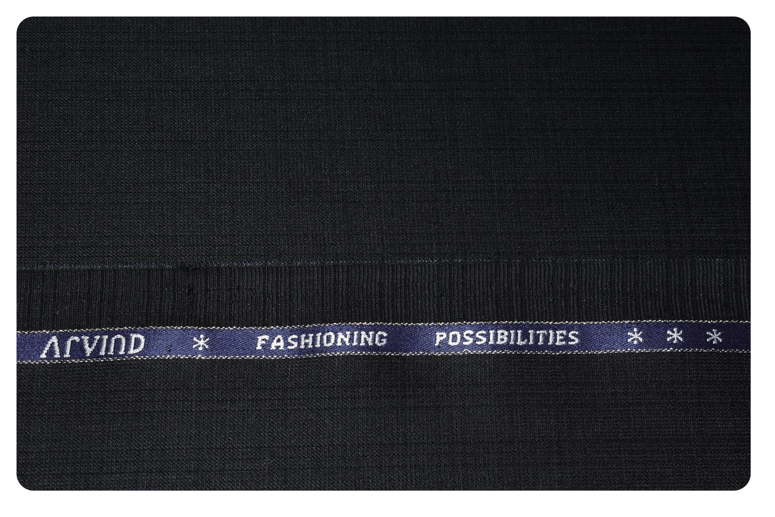 Men's Super 130's Merino Wool Checkered Unstitched Trouser Fabric (Black, WL11G7)-image-45