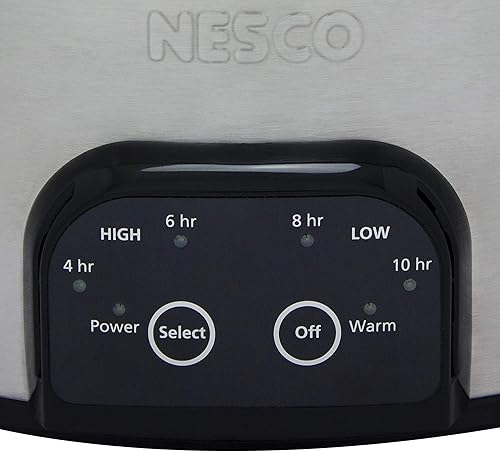 Miniatura 2 de NESCO DSC-6-25, Olla de cocción lenta digital, 6 cuartos de galón, color plateado