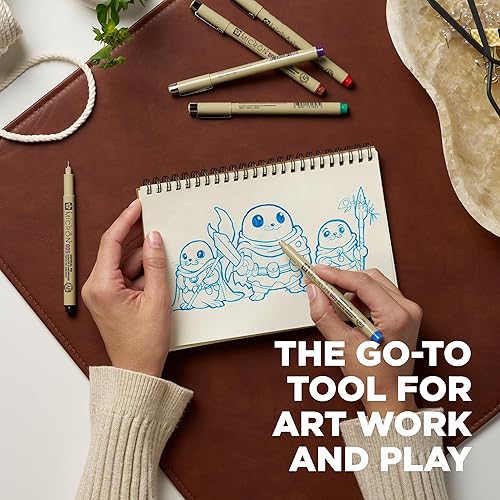 Miniatura 3 de SAKURA Pigma Micron 005 8 Color Set Water Based Pigment for Illustration - Holiday Gifts for Artists, Crafters & DIY Gifts Projects