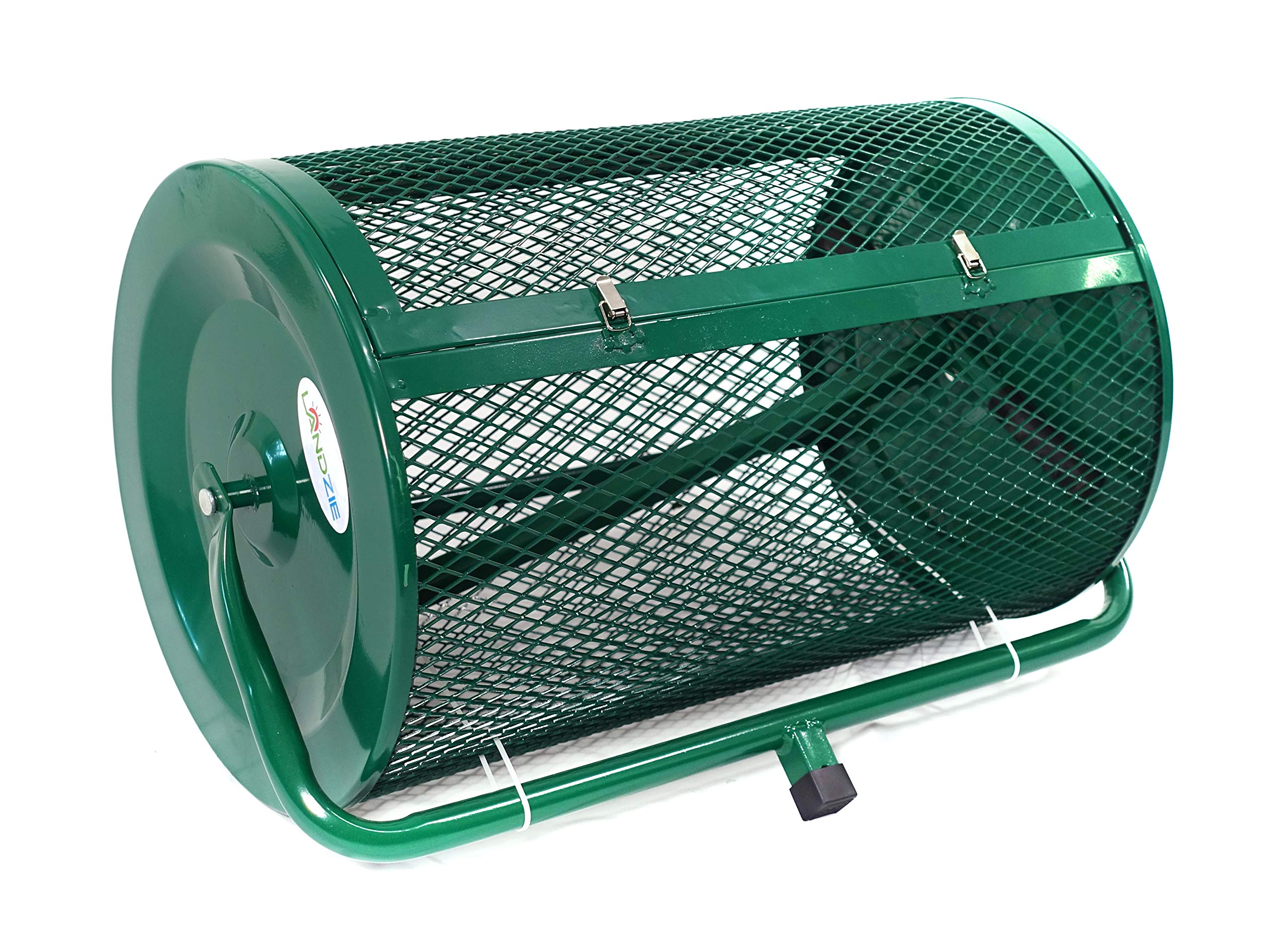 Landzie Lawn & Garden Spreaders 24 Inch Heavy Duty Metal Mesh Basket