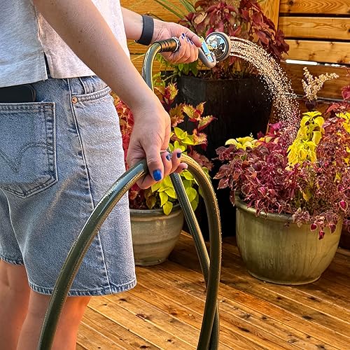 Miniatura 9 de Water Right 500 Series manguera de jardín de agua, alto caudal, Conexiones de latón, Berenjena