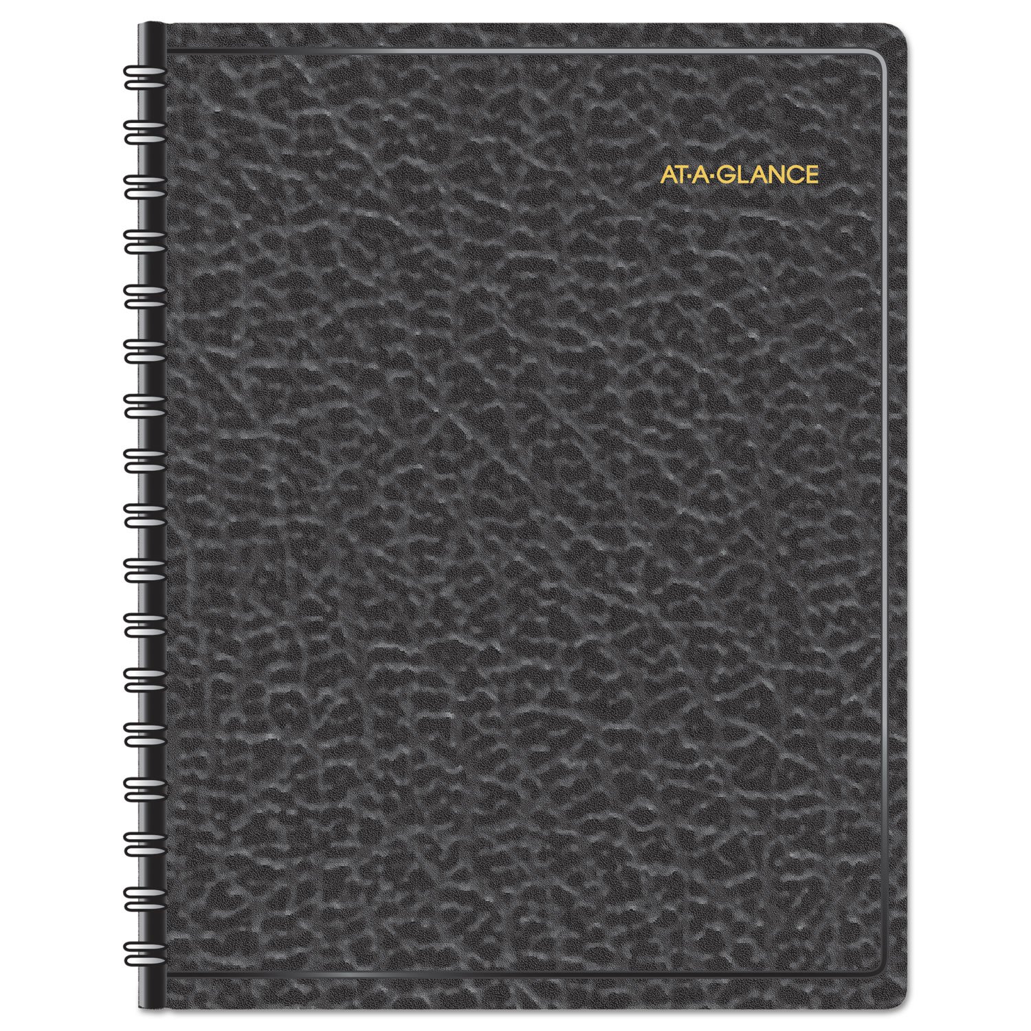 AT-A-GLANCE Daily Appointment Book / Planner 2017, Wirebound, 24-Hour, 8-1/2 x 10-7/8 Inches, Black (70-214-05)