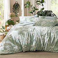Bedsure Queen 7-Piece Comforter Set Floral Sage Green - Soft Bed in a Bag, Sheets, Shams, Winter Cozy Bedding 4.5 Stars