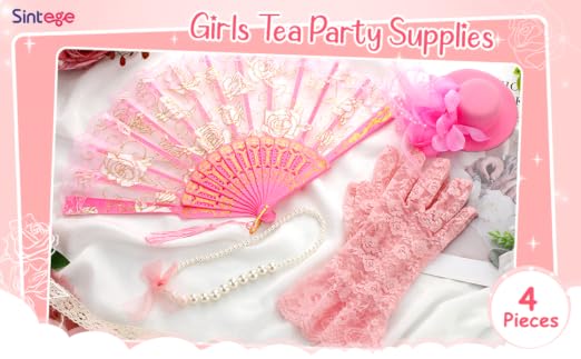 Amazon.com: Sintege 4 Pcs Girls Tea Party Set Girls Tea 