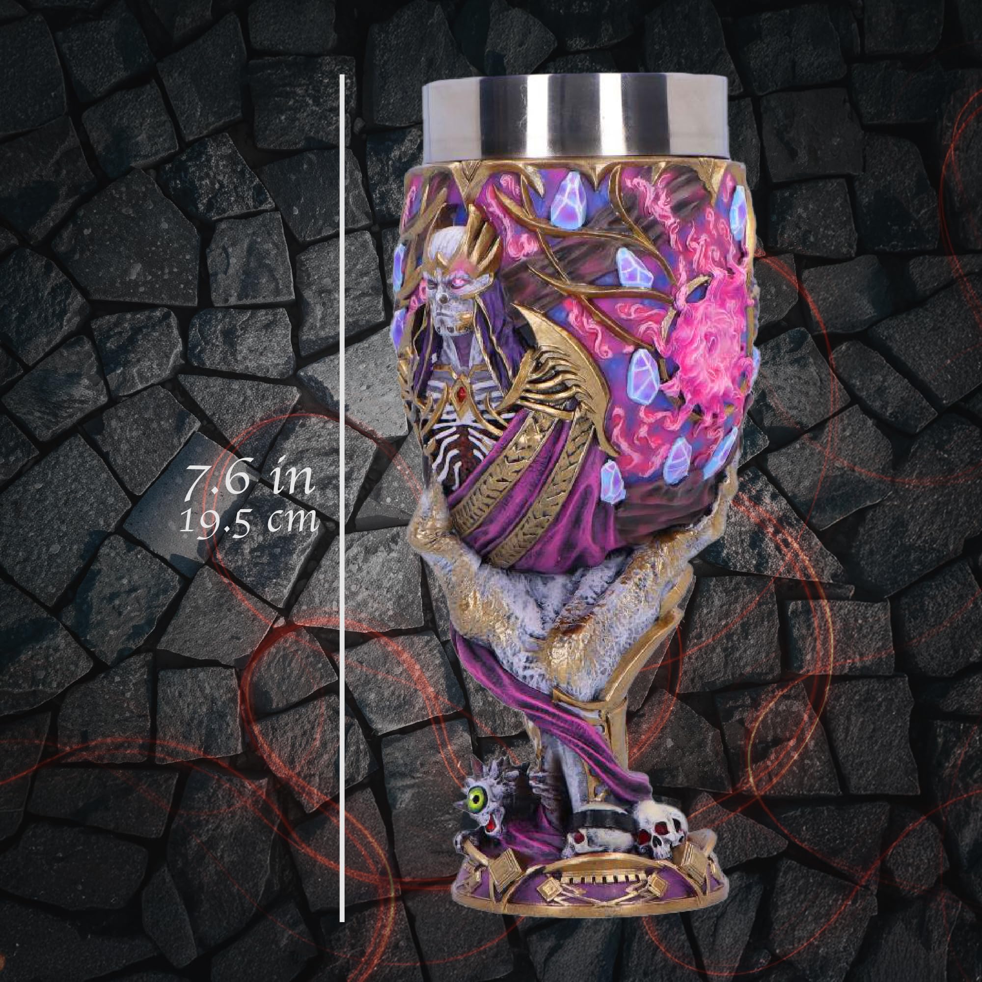 Nemesis Now Dungeons & Dragons Vecna Calice, tazza da collezione, tema gioco fantasy, decorazione per la casa, intrattenimento