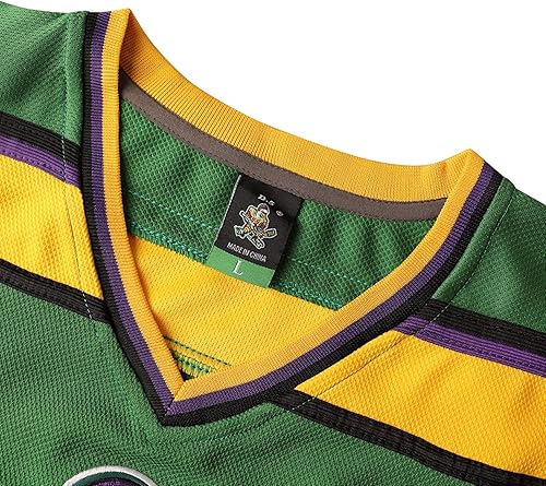 Miniatura 5 de Jóvenes Mighty Ducks - Camiseta de hockey sobre hielo para niños, 96 Charlie Conway