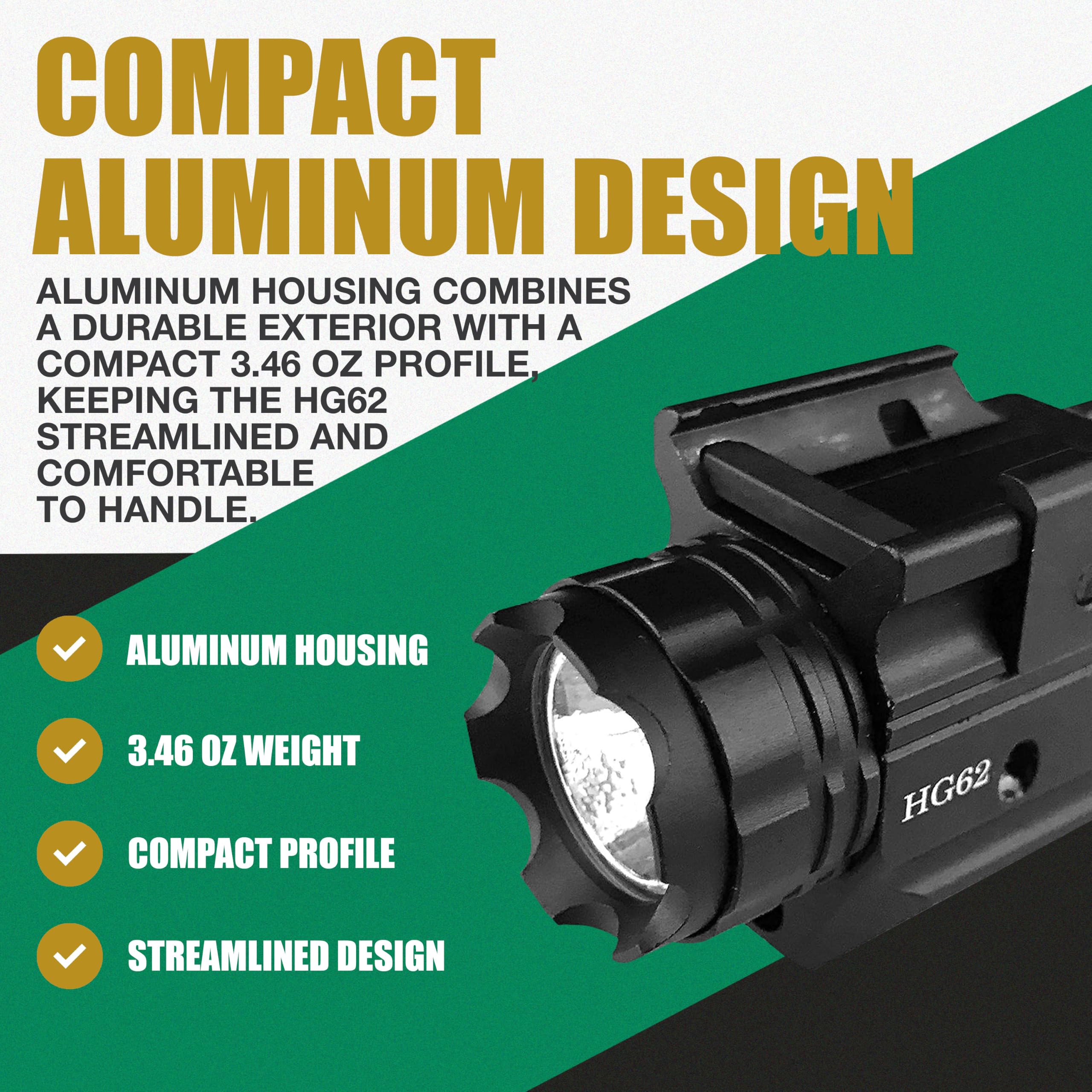 Amazon.com: ADE HG62 Crusader - Compact Class IIIA Green Laser