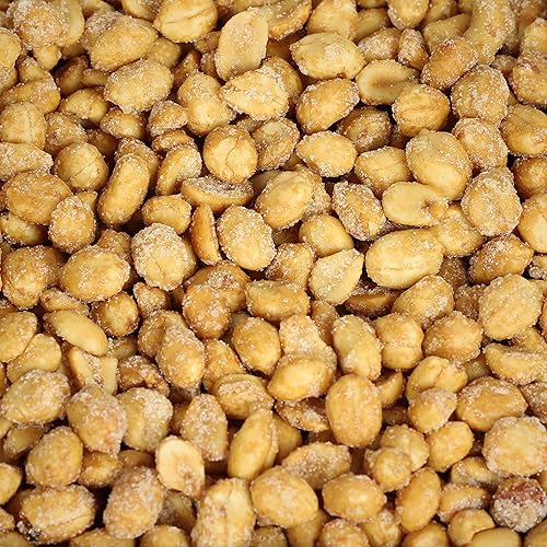 Miniatura 4 de It's Delish - Cacahuetes tostados con miel, contenedor jumbo reutilizable de 36 onzas | Nueces de maní gourmet con revestimiento de azúcar y miel,