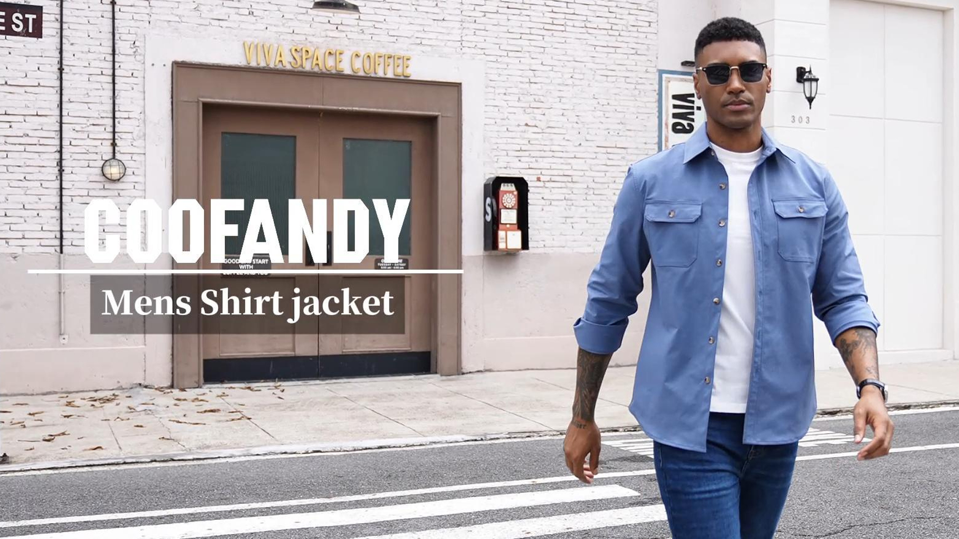 Amazon.com: COOFANDY Black Jacket Mens Long Sleeve Button Up