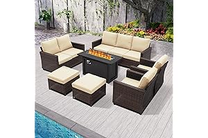 RoyalCraft 7-Piece Conversation Pit Set: Comfort and Coziness at Your Fingertips