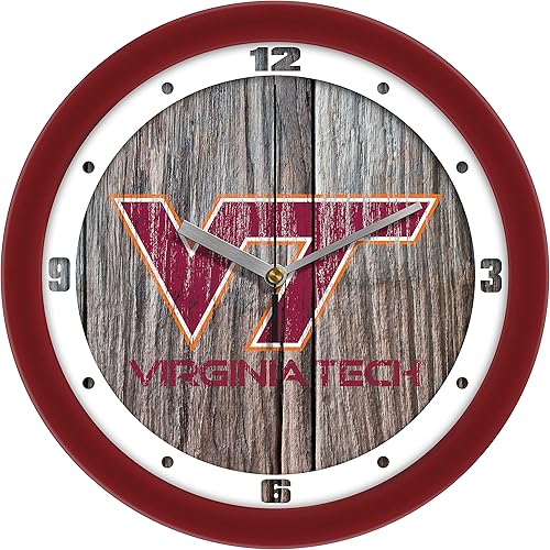Vista 105 de SunTime Alabama Crimson Tide - Reloj de pared desgastado