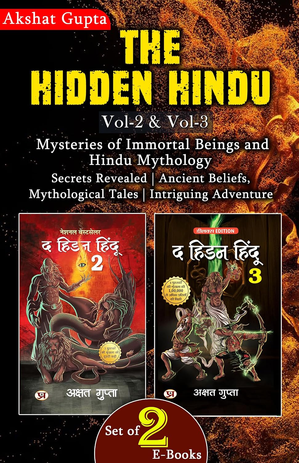 The Hidden Hindu 2 & 3 | Mysteries of Immortal Beings and Hindu Mythology | Secrets Revealed | Ancient Beliefs | Mythological Tales | Intriguing Adventure | Set of 2 Hindi Books (Hindi Edition)
