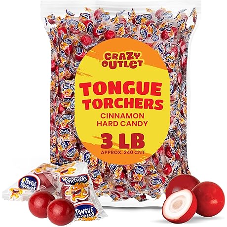 CrazyOutlet Tongue Torchers Cinnamon Hard Candy