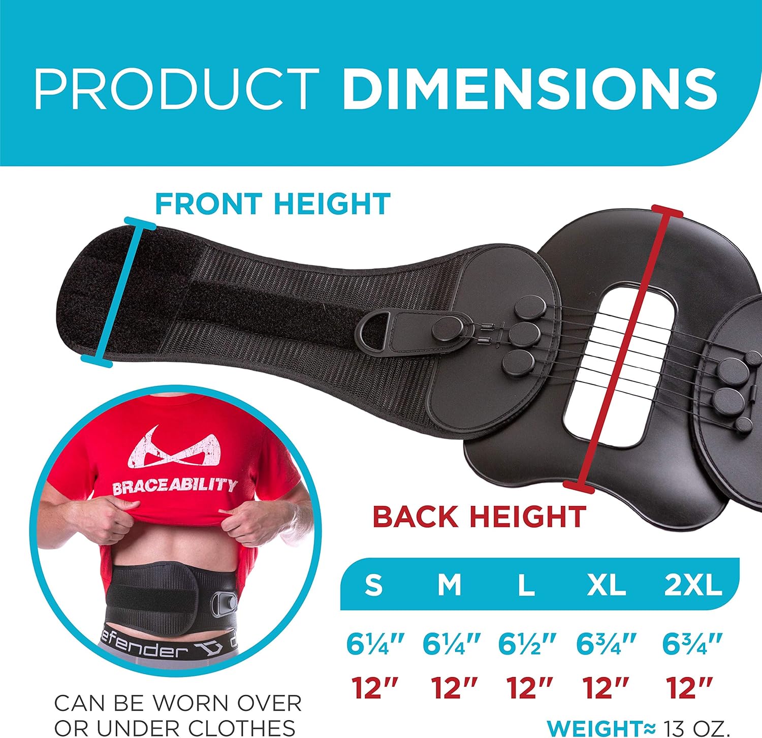 Disc Injury and After Laminectomy or Spinal Fusion Surgery Spine Back Brace XL MAC