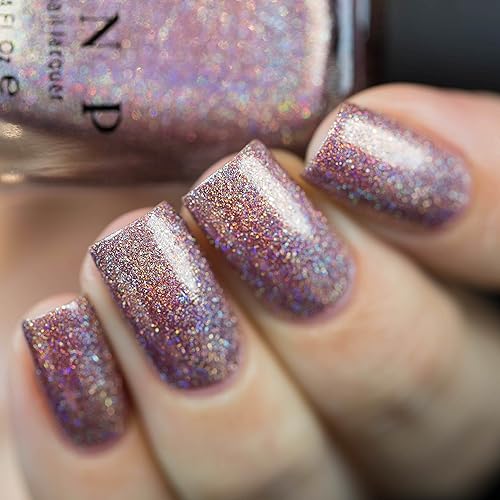 Miniatura 1743 de ILNP Madison Ave Esmalte de uñas holográfico metálico rosa antiguo