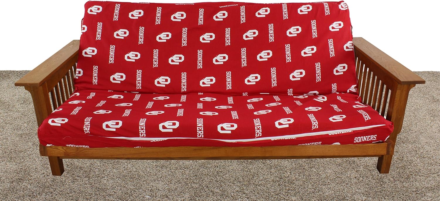 College Covers Oklahoma Sooners Futon Lounge Cover, Full