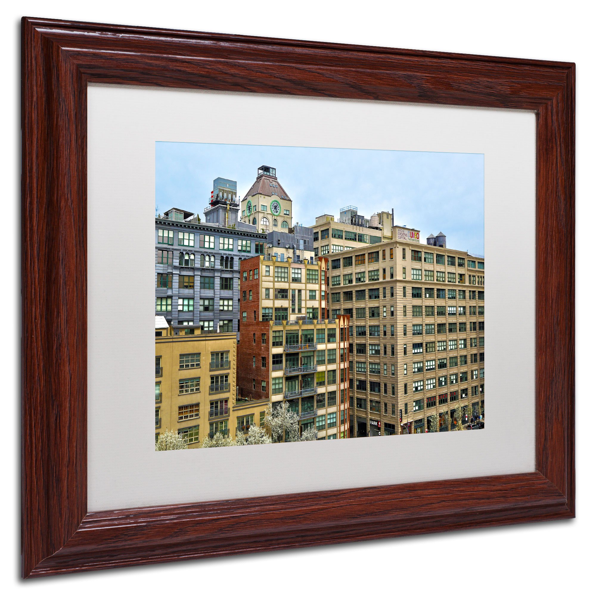 アートワーク「Cityscape」・30x30cm・フレーム付き Amazon.co.jp: CATeyes のトレードマークファインアート