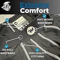 Vista 6 de Real Men ABCD Pouch Compression Pants Men- 1, 2 & 3 Pack, Mens Leggings, Yoga Pants, Tights, Base Layer Men Cold Weather