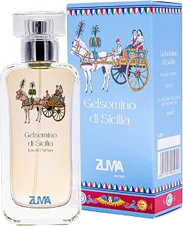Profumi Zuma - Perfume Mujer Jazmín de Sicilia - Eau de Parfum Spray de Fragancia Floral - Made in Italy (Gelsomino di Sicilia 50 ml)