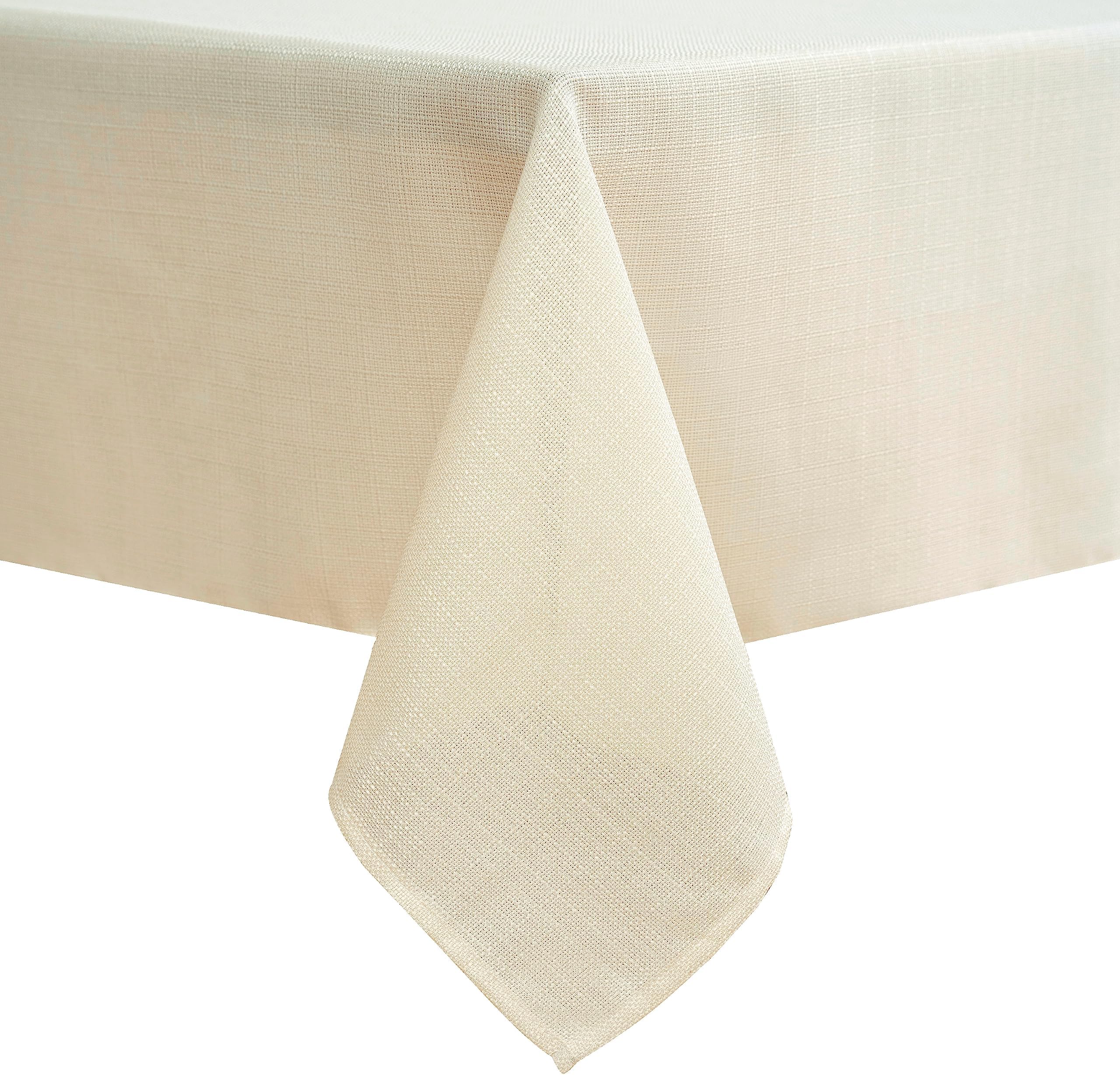 Aperturee Simple Pattern Rectangle Tablecloth For Home Decor