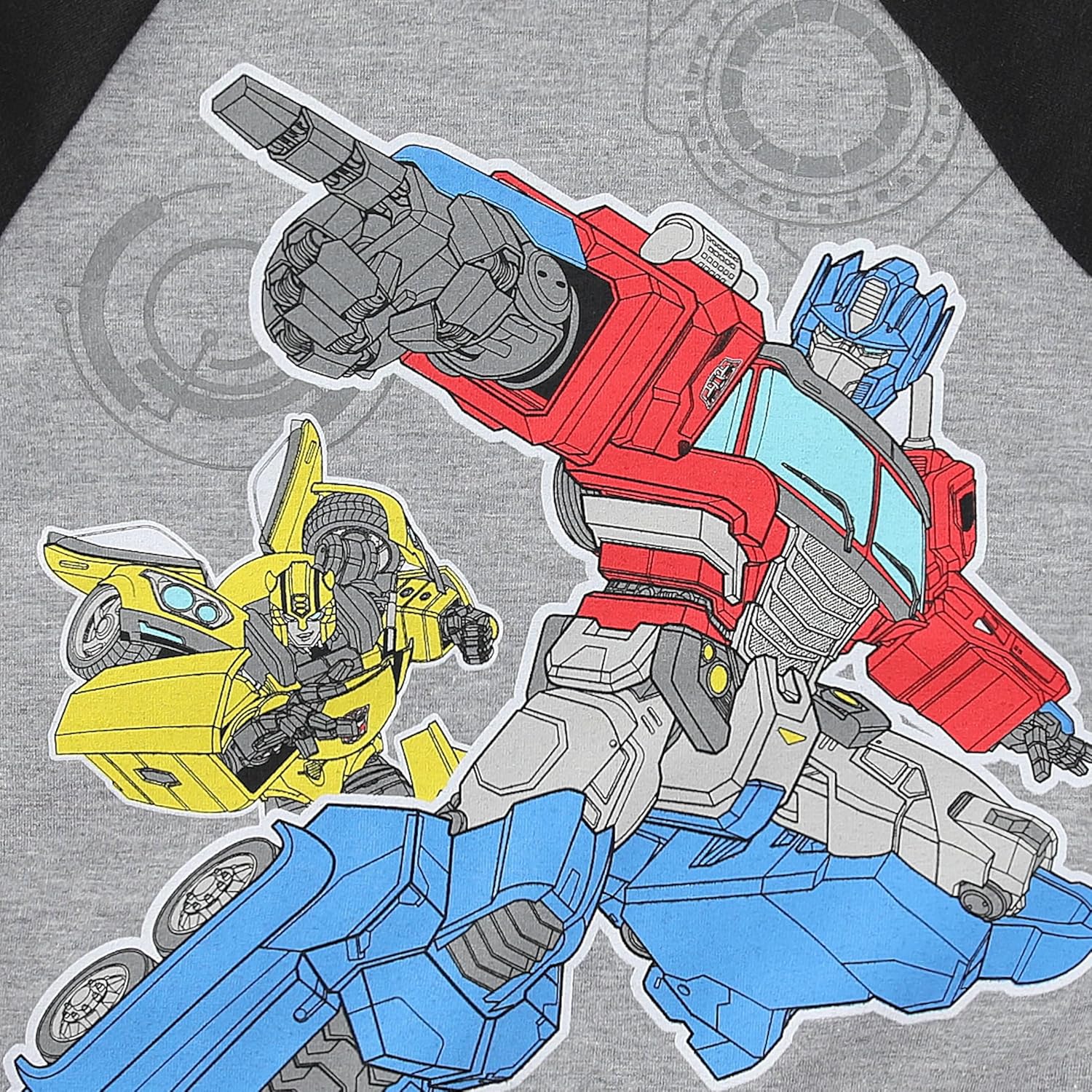 Transformers Optimus Prime Bumblebee Boys 2 Piece Long Sleeve Shirt and Pants Set for Big Kids - Image 4