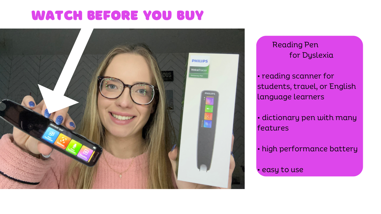 Watch Dyslexia Dictionary Pen- MUST HAVE!! on Amazon Live
