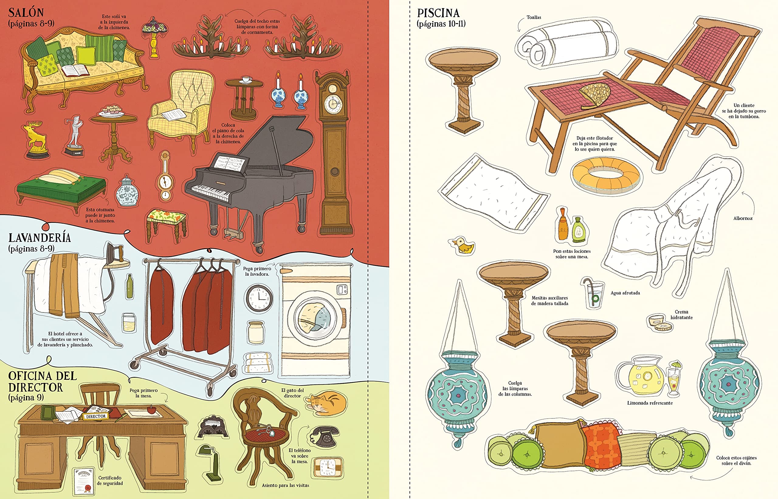 Gran hotel (Una casa de muñecas - Libro de pegatinas)
