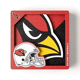 YouTheFan NFL Arizona Cardinals 3D Logo Series Magnets