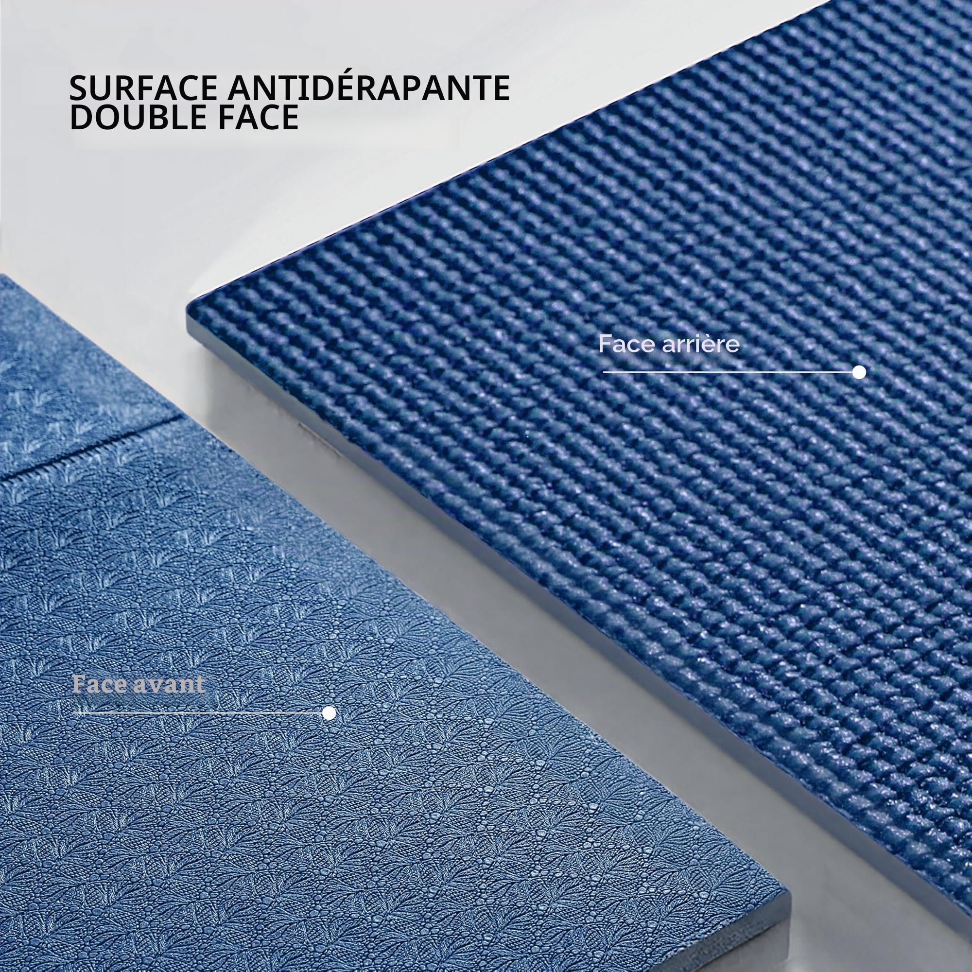 PROIRON Tapis de Yoga Antidérapant Pliable 2/4mm Tapi Sport Pliabl pour Exercice, Fitness, Pilates, Gymnastique 173 x 61cm/183 x 61cm