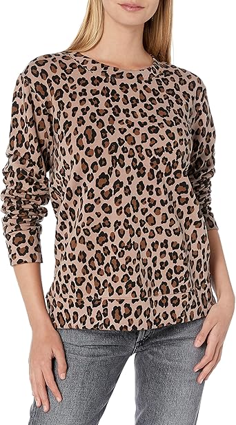 leopard oversized sweatshirt