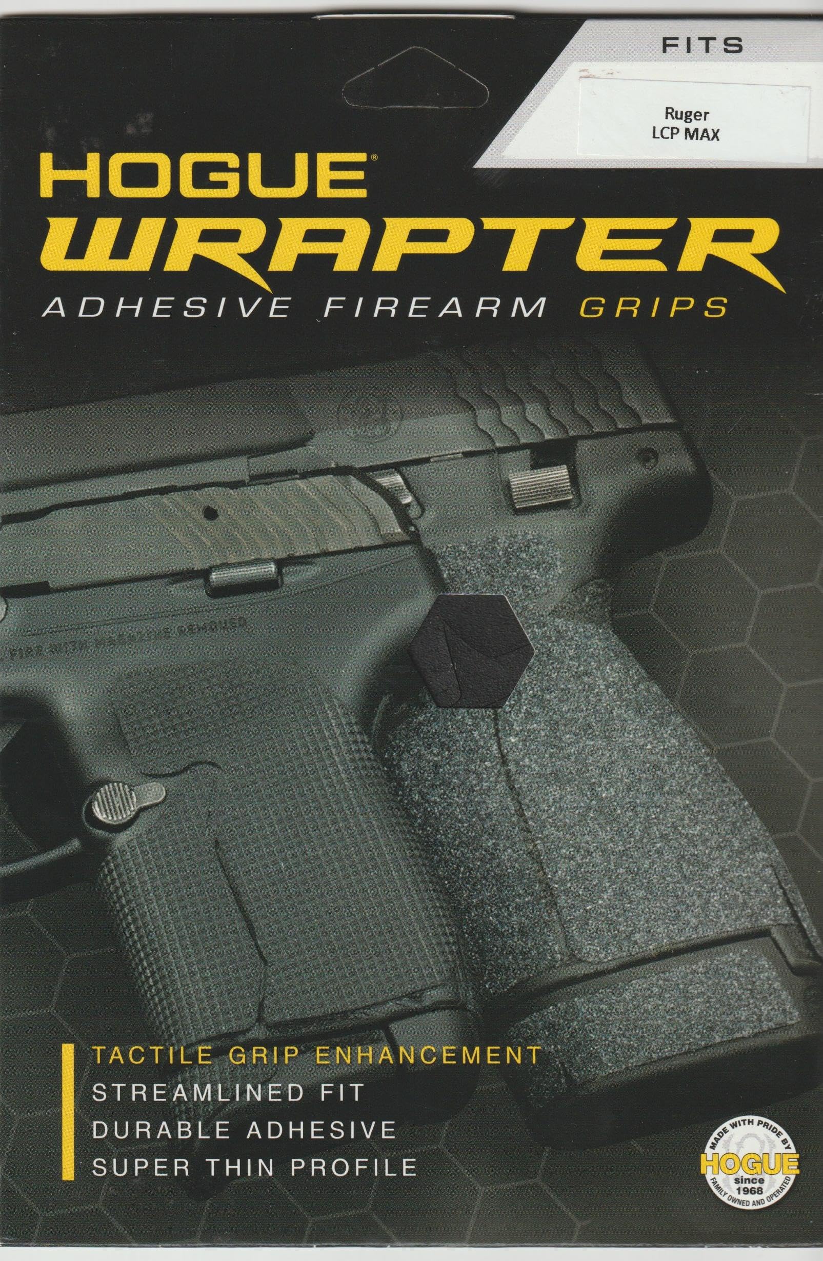 Amazon.com : Hogue Wrapter Adhesive Grip for Ruger LCP MAX: Rubber