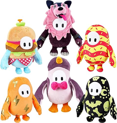 Miniatura 5 de FALL GUYS Ultimate Knockout - Juguete de peluche coleccionable pequeÃ±o de 8 pulgadas, brilla en la oscuridad, garabatos espeluznantes
