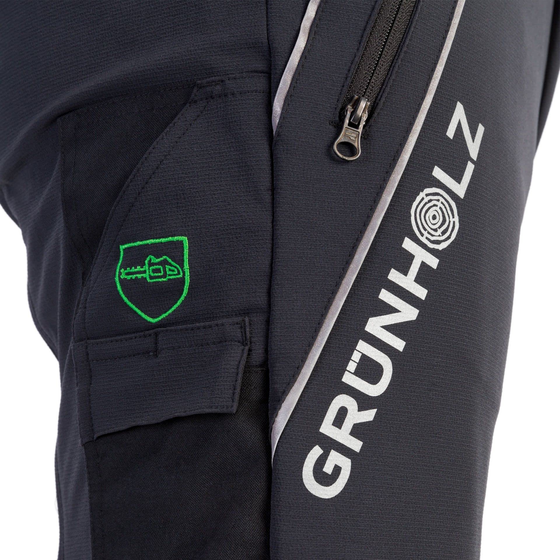 Pro³air Schnittschutzhose, Schnittschutzklasse 1 (20 m/s), alle Größen, anthrazit, KWF Profi Zertifiziert