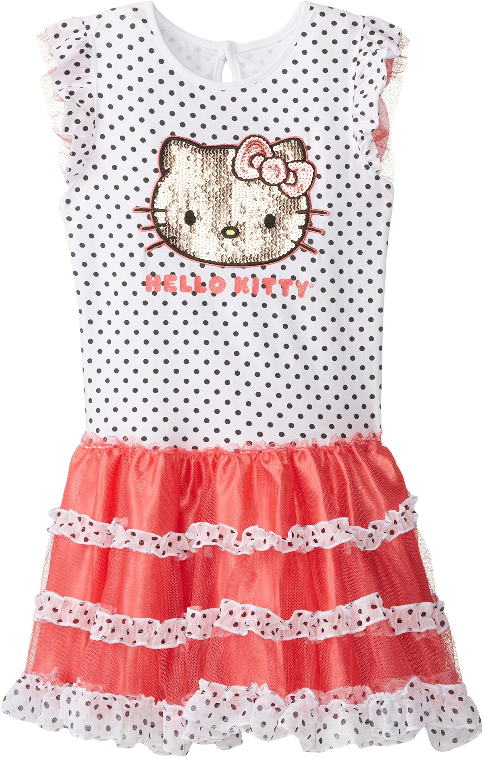 Hello Kitty Girls' Polka Dot Tutu Dress
