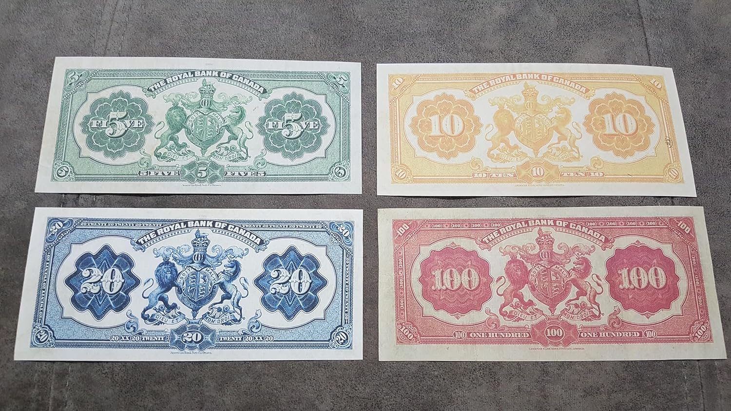 Reprint with W/M The Royal Bank of Canada 1909-1927 y.