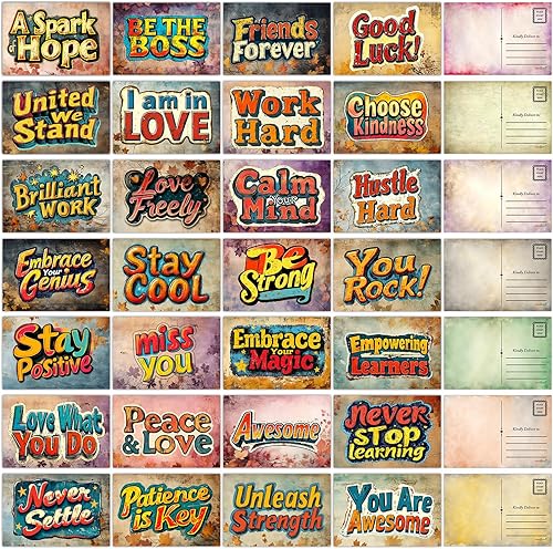 Vista 11 de PARTH iMPEX Juego de postales de 63 parques nacionales de Estados Unidos, pósteres de viaje vintage, kit de collage estético de pared, tarjetas