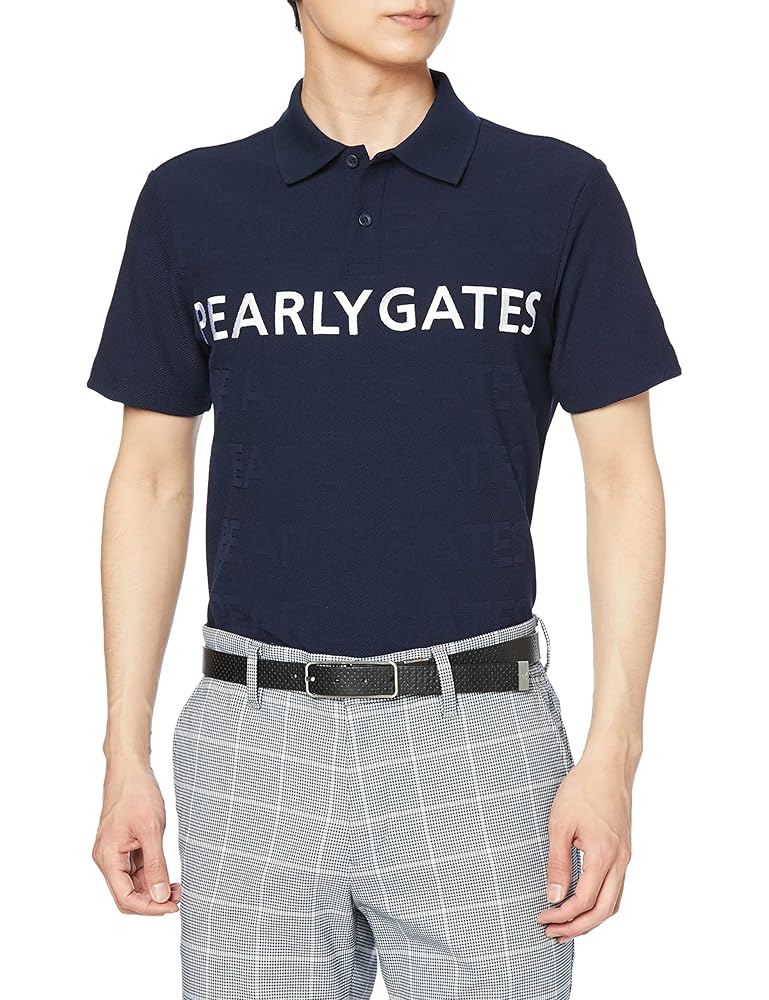 美品　パーリーゲイツ　ポロシャツ　6 メンズ　PEARLYGATES 半袖 Amazon | [パーリーゲイツ] メンズ 半袖 ポロシャツ ロゴJQ
