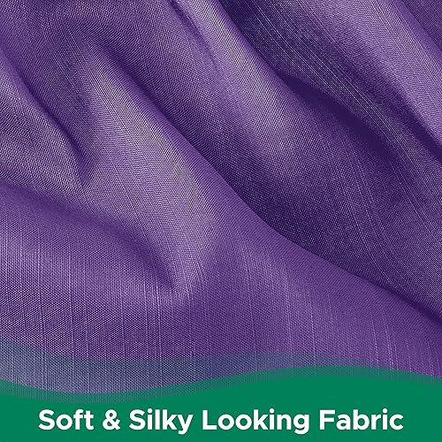 Vista 82 de Biscaynebay - Faldón envolvente matrimonial y matrimonial XL de 15 pulgadas, con volantes, elástico, ajustable, gris plateado, resistente a las Gris