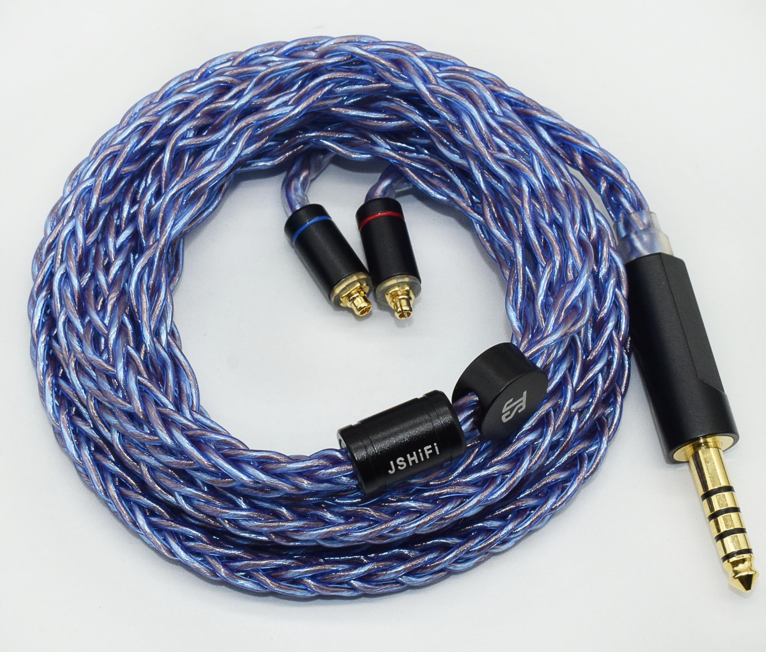 [JSHiFi-Storm] MMCX 0.17 inch (4.4 mm) Re-Cable Monocrystalline Copper + Silver Plated 0.17 inch (4.4 mm) Earphone Upgrade Cable MMCX Earphone Replacement Cable (MMCX4.4mm)-image-16