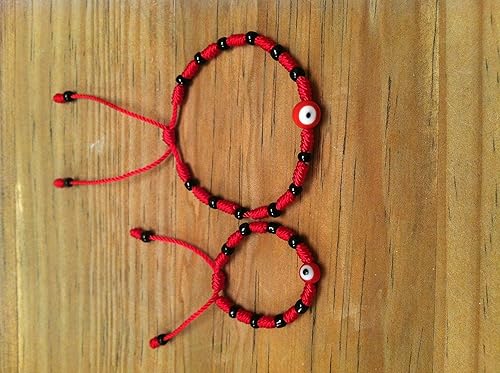 Miniatura 2 de Mommy and me bracelet Mommy and me evil eye bracelet Red string braceley set Knots bracelet String bracelet Evil eye bracelet