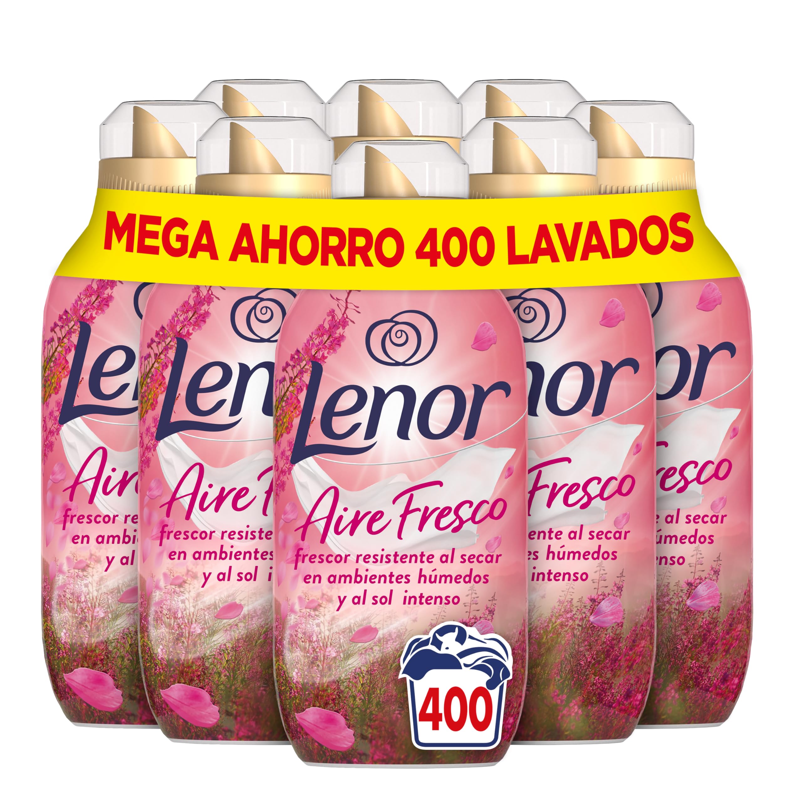Lenor Frescor Flores Silvestres 8x700 ml. en oferta en Amazon