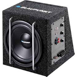 Subwoofer Autoamplificado Coche Pioneer Blaupunkt GTB 8200 A - Subwoofer para Coche (Activo, 75W, 30-200 Hz, RCA, MDF, 25 cm)