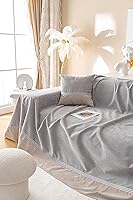 Vista 22 de Funda de sofá impermeable y antideslizante, protector de muebles resistente a las garras para gatos y perros, elegante funda de sofá a prueba