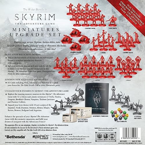Miniatura 3 de Modiphius The Elder Scrolls V: Skyrim The Adventure Game Miniatures - Estrategia de rastreo de mazmorras con miniaturas de mesa para niños y