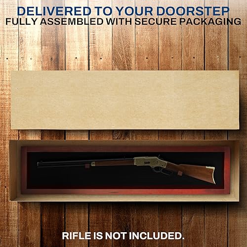 Miniatura 7 de PENNZONI Vitrina de pistola - vitrina con cerradura para rifle - Armarios de armas para rifles y escopetas - Soporte de pared de espada, vitrina de