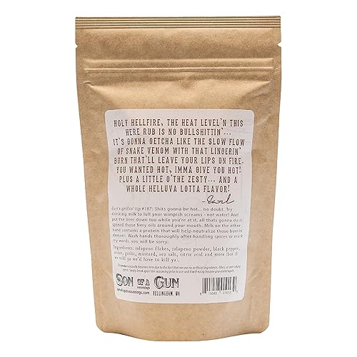 Miniatura 6 de Son of a Gun Seasonings - Reserve Blend BBQ Dry Rub, con sal, eleva tu experiencia de barbacoa con el mejor condimento multiusos para especias para