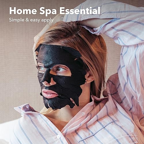 Miniatura 7 de Purederm Máscara facial de té verde para el cuidado de la piel (paquete de 5) Máscara de burbujas de O2 amarilla purificadora profunda cúrcuma