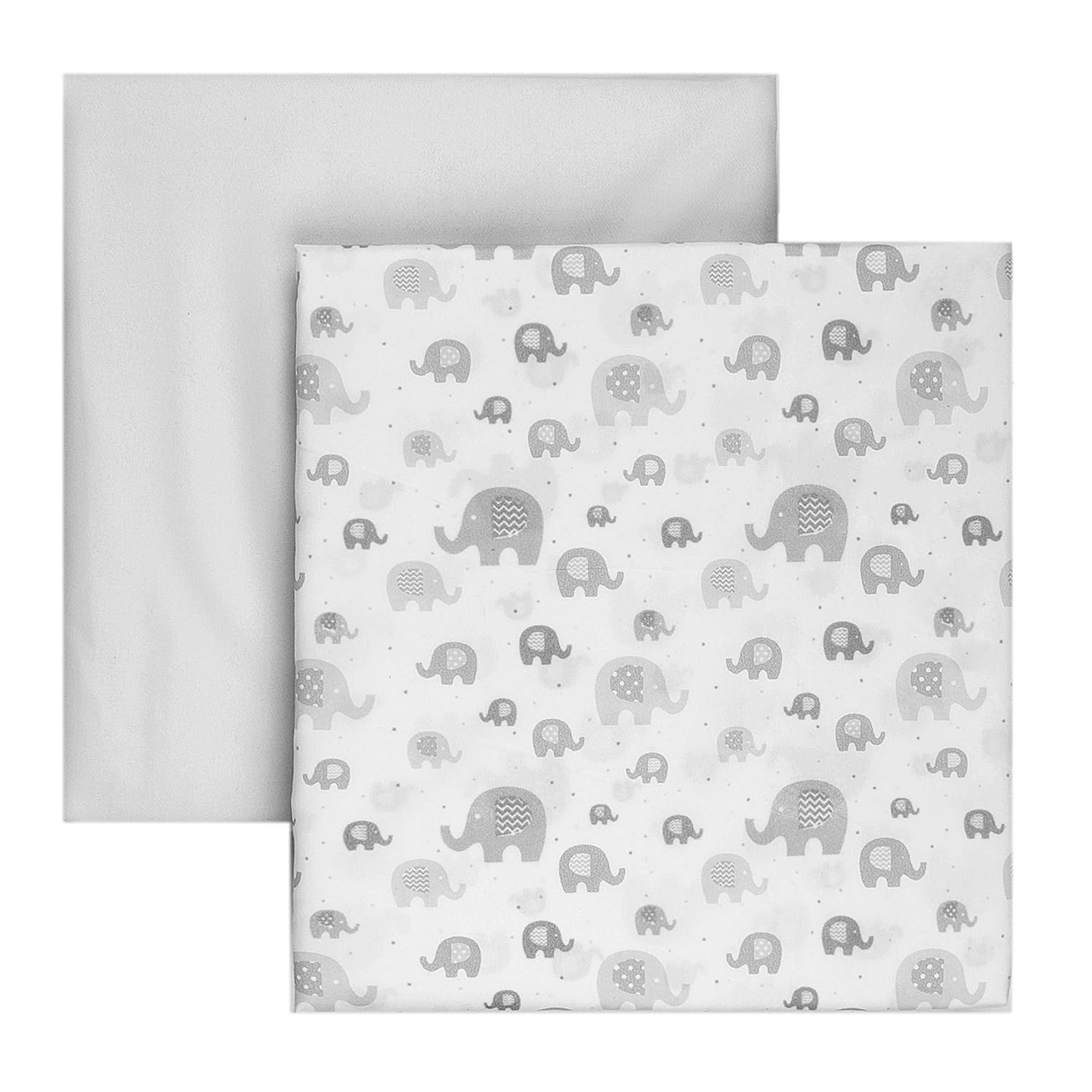 Tadpoles 2Piece Elephant Crib Sheets Collection of 2